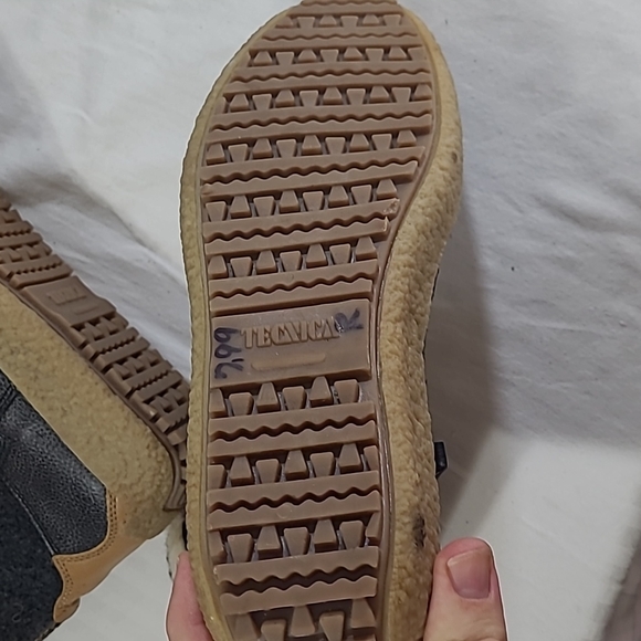 Tecnica Goat Hair Boots US size 8 womans EU 39.5 black and tan - Picture 8 of 11